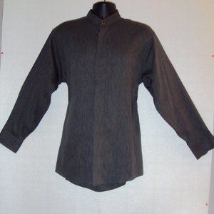 Geoffrey Beene Banded Collar Dress Shirt.